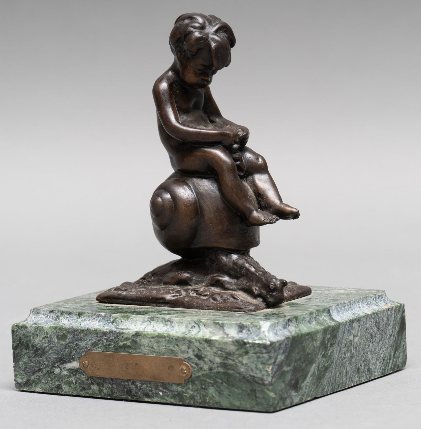 Louis Kley, Cherub Boy on Snail Shell (1 of 6)