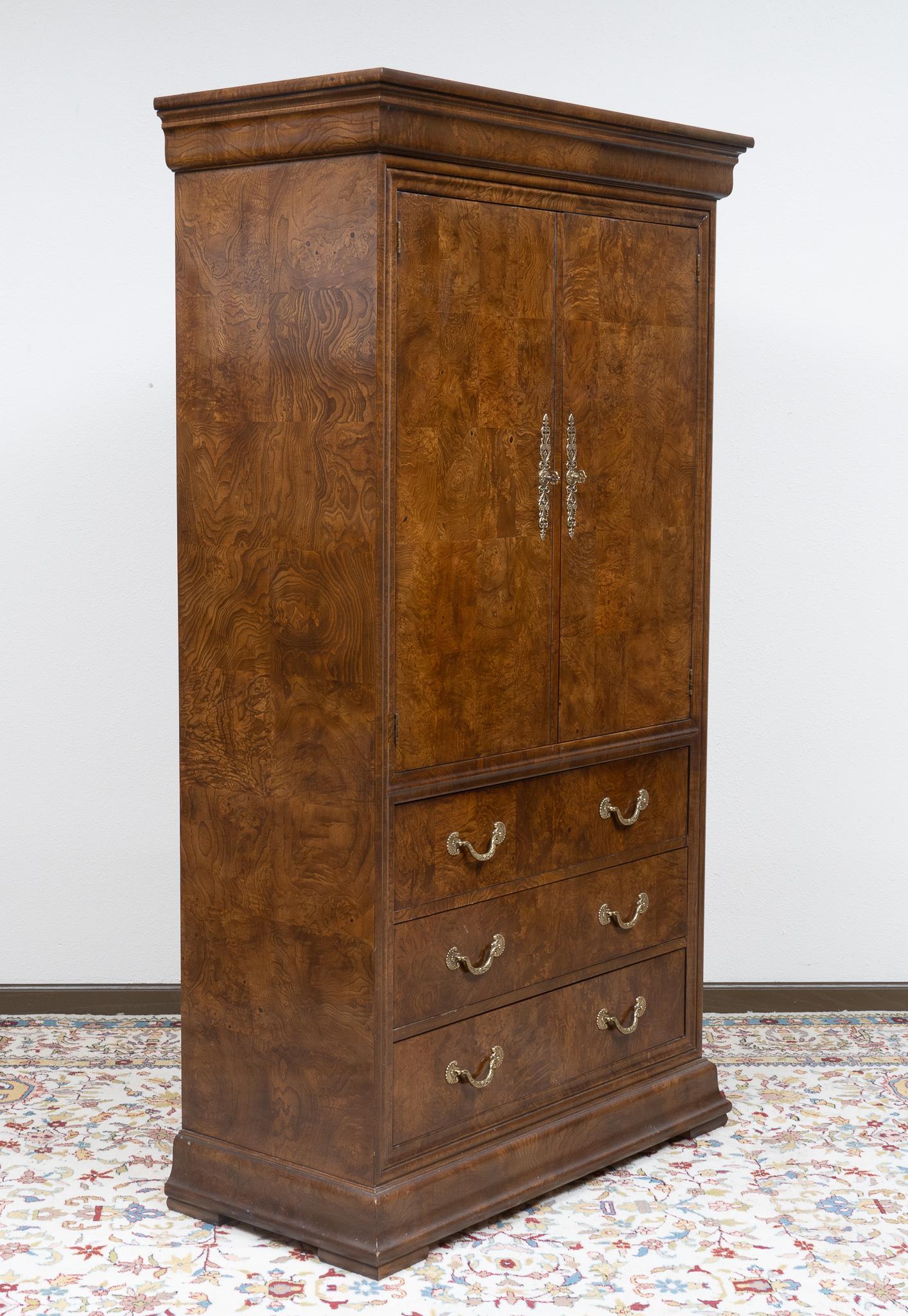 Large Burlwood Cabinet (1 of 5)