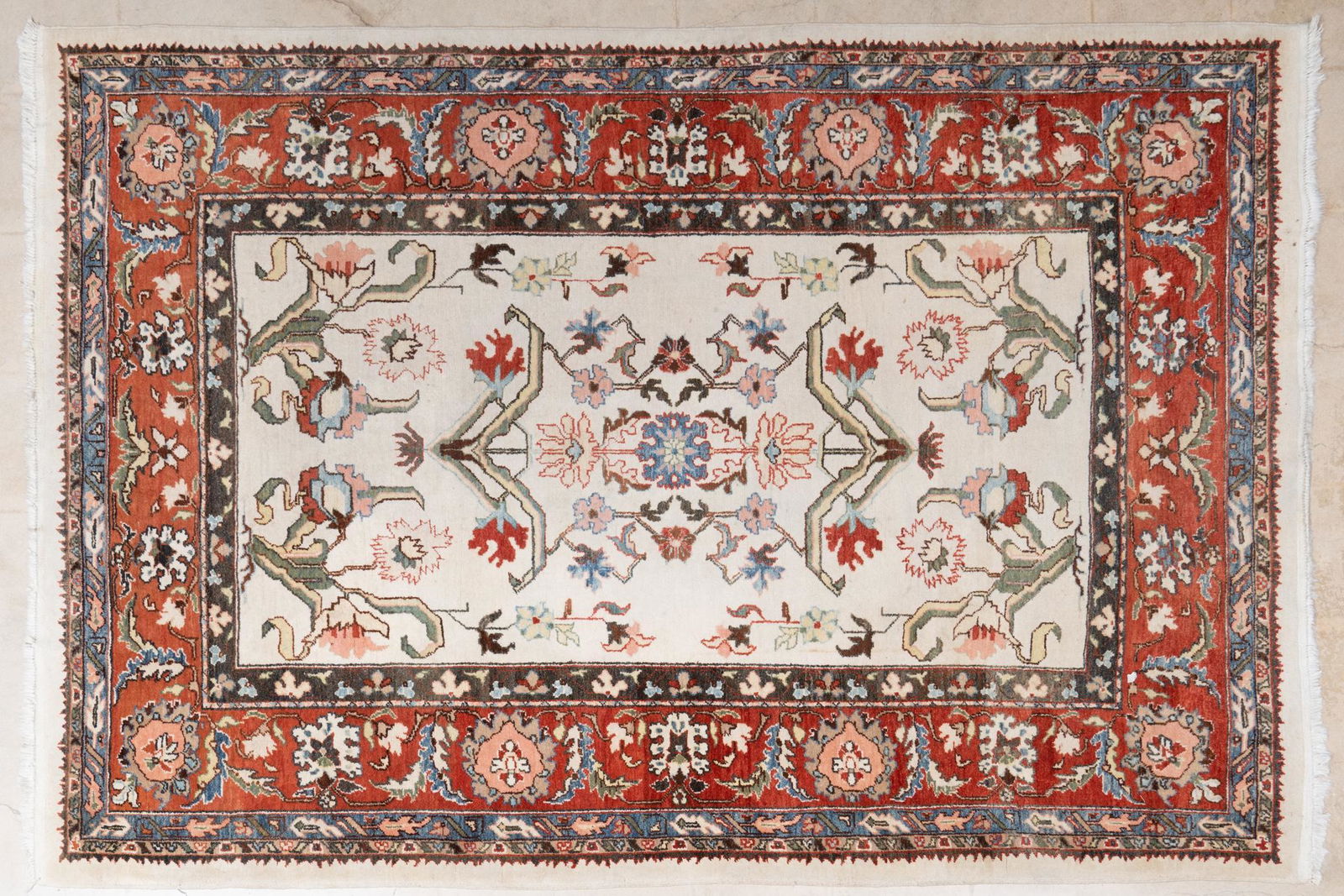 Hand-Made Bakshaish Style Estate Rug, 9' 3" x 6' 2" (1 of 4)