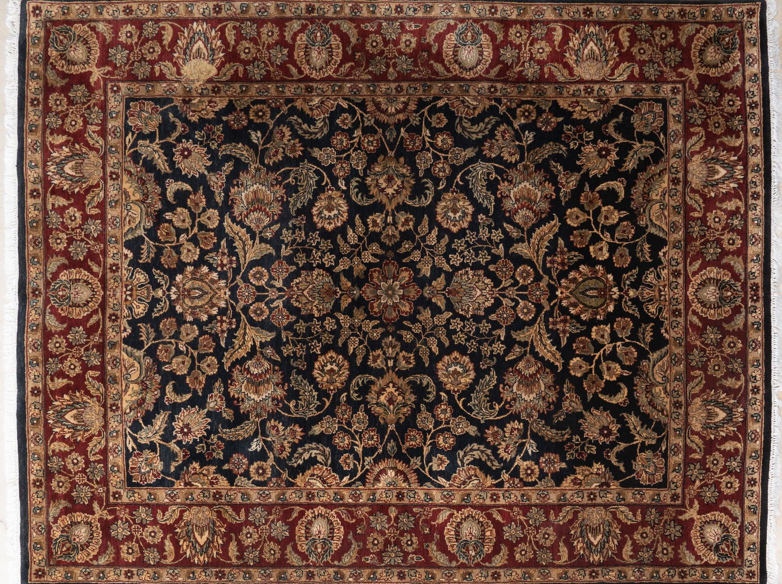 Hand-Made Isfahan Style Estate Rug, 10' 7" x 8' (1 of 4)