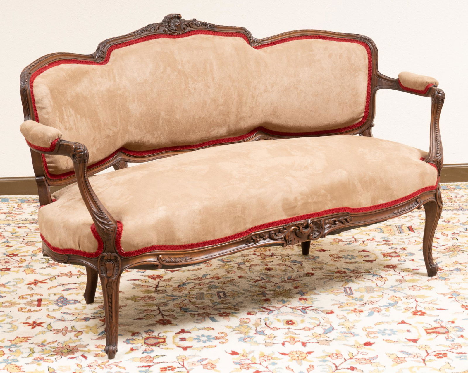 Louis XV Style Triple Settee (1 of 4)
