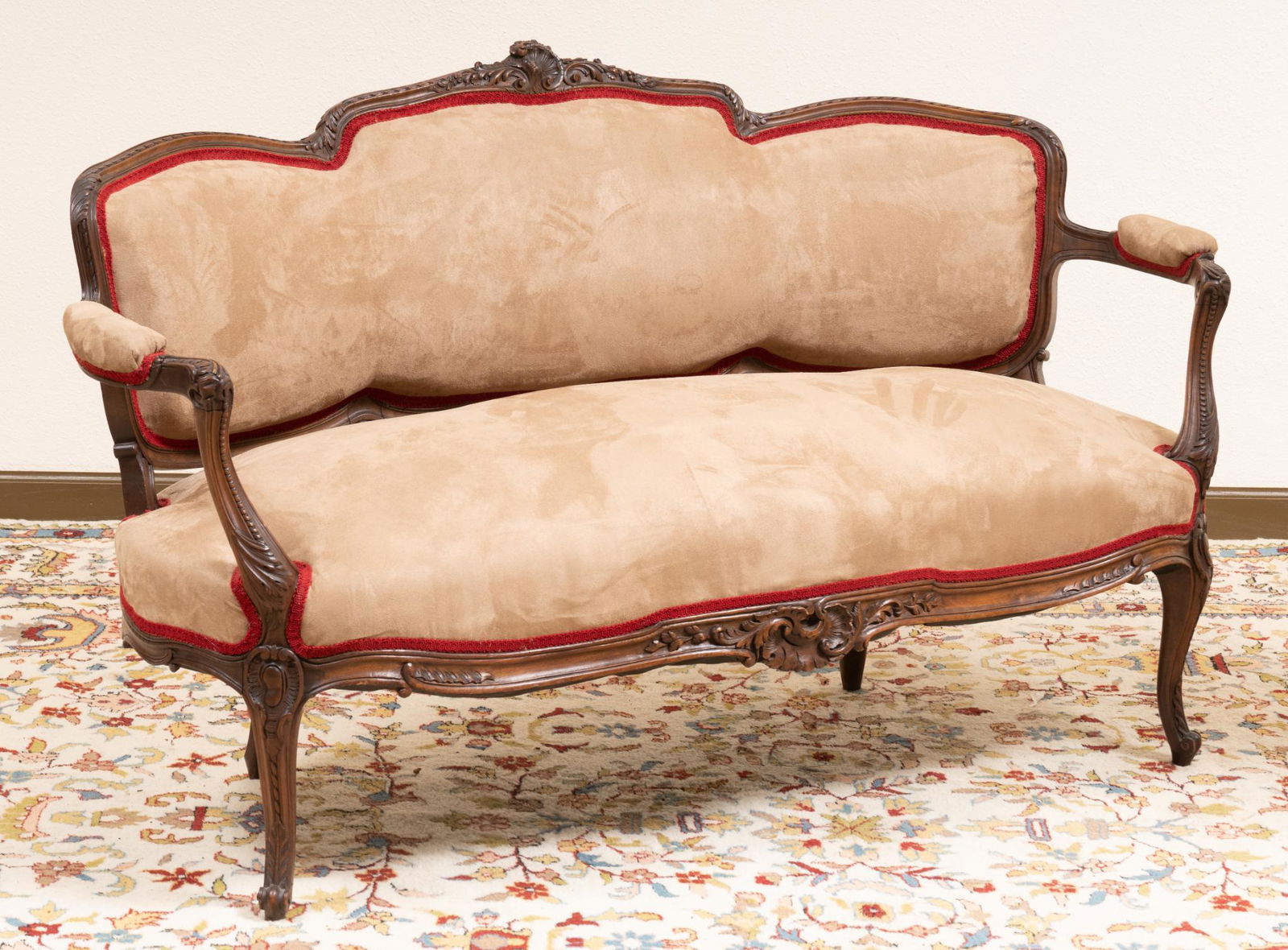 Louis XV Style Triple Settee (1 of 4)
