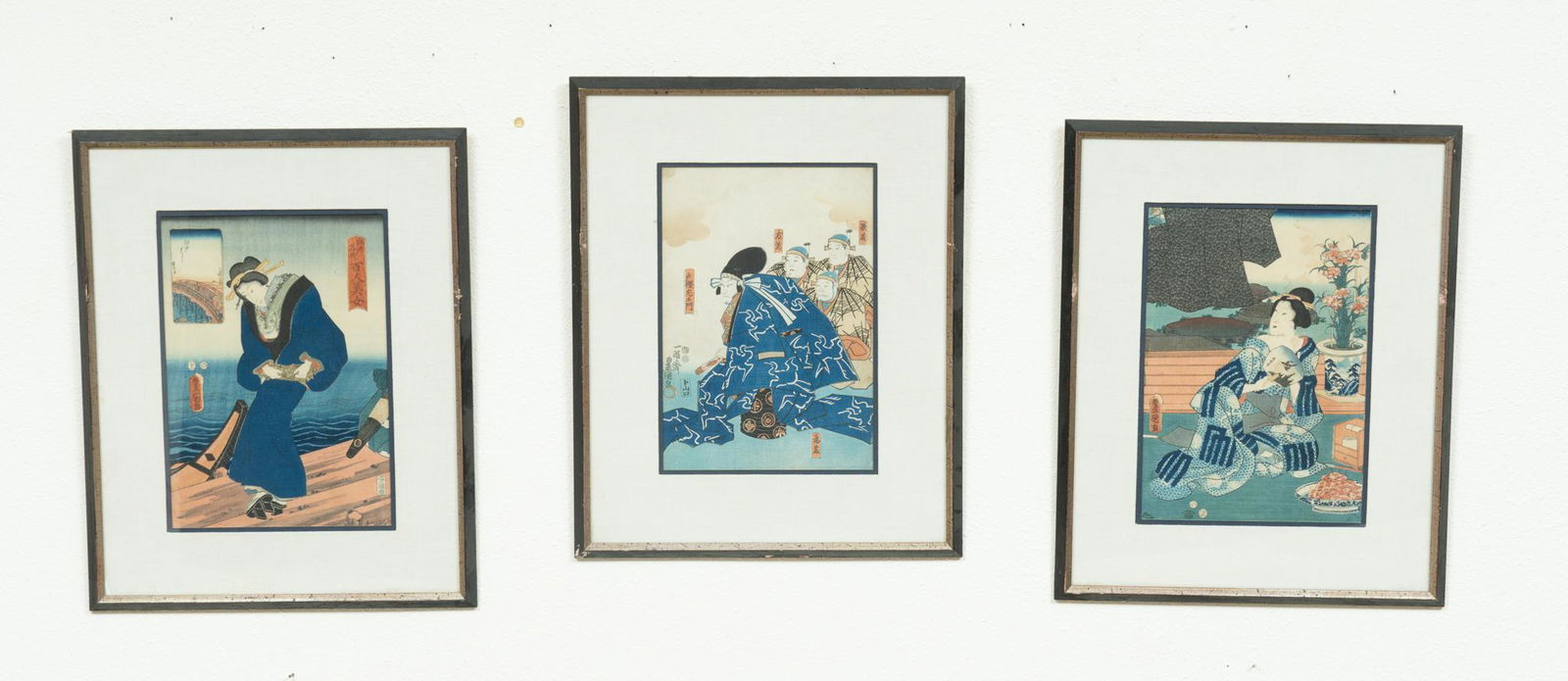 Toyokuni III (1786-1864, Japan), Set of (3) Prints (1 of 10)