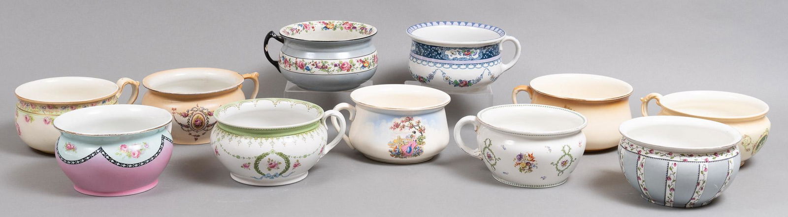 Collection of (11) Porcelain Crocks (1 of 11)