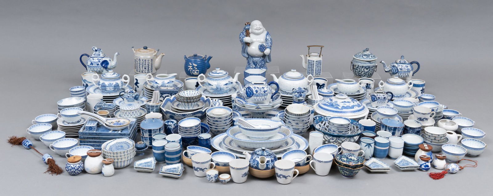 Large Collection of Assorted Blue and White China (1 of 14)
