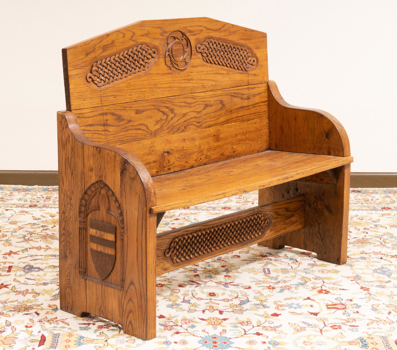 Celtic Style Monks Bench (1 of 5)