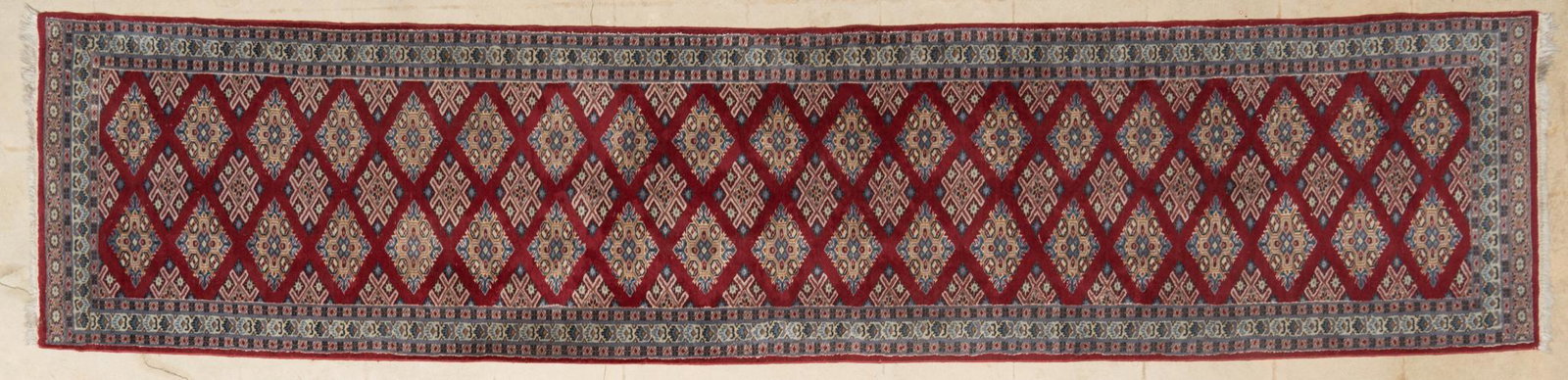 Qashqai Style Runner Rug, 11'7" x 8'6": Qashqai style runner rug 11'7" x 8'6" Provenance: A San Antonio, Texas collection We happily provide seamless shipping services on everything we sell. Please email us at shipping@v