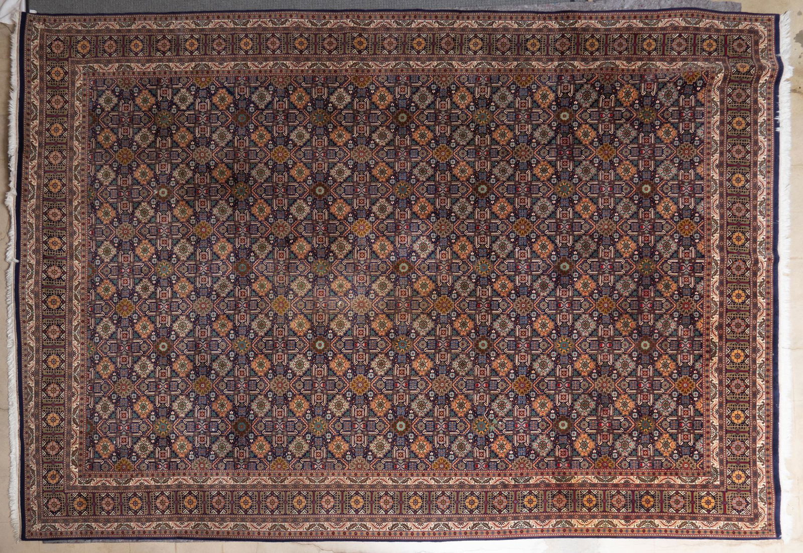 HandMade Turkish Hereke Style Estate Rug, 16' 6" x 11' 8" (0333) on