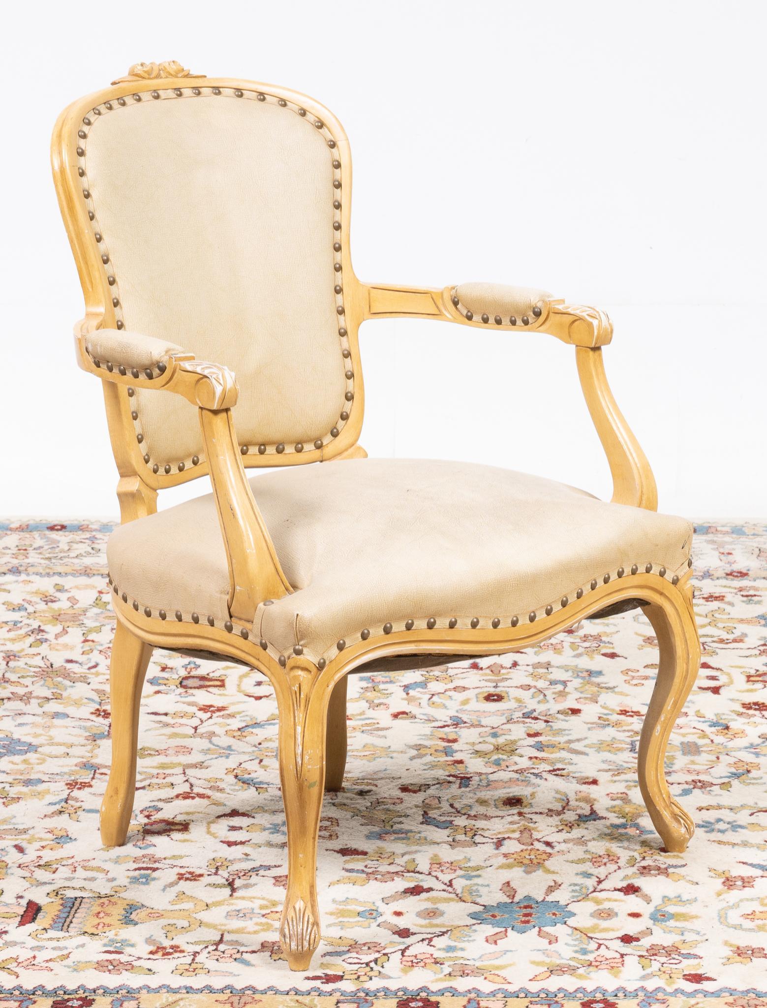 Louis XVI Style Fauteuil Chair (1 of 4)