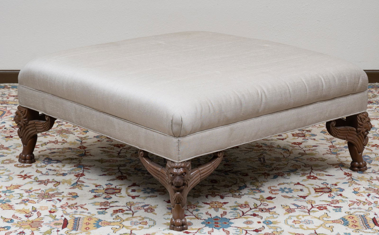 Large Upholstered Ottoman (1 of 4)