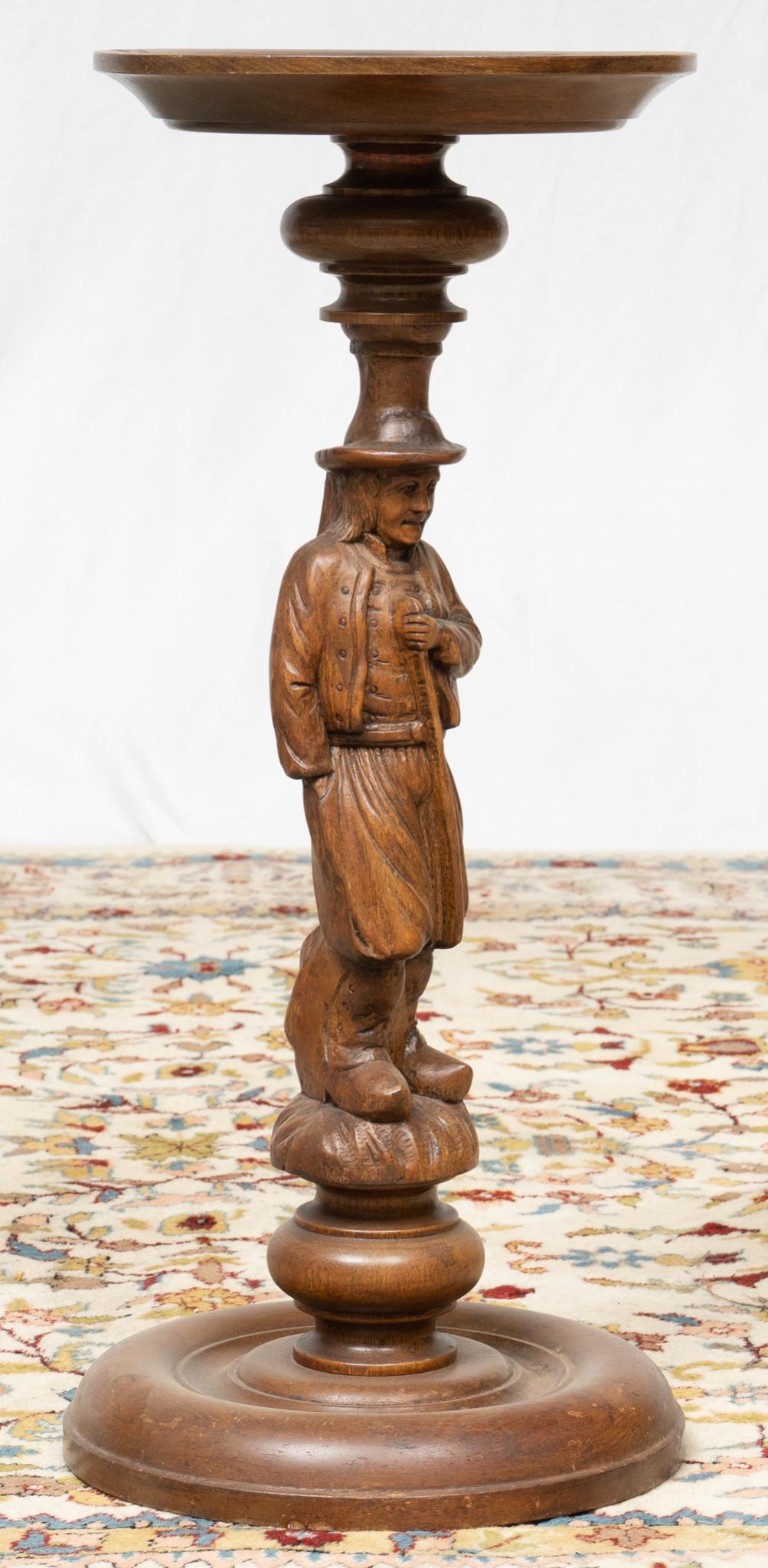 Pedestal Side Table (1 of 5)