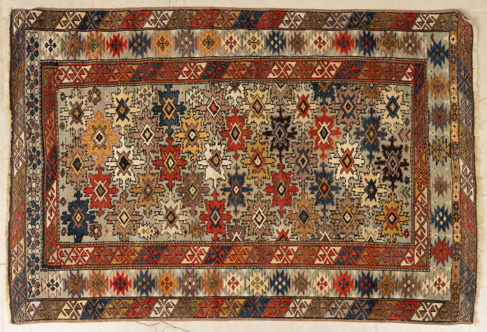 Hand-Made Koliai Style Estate Rug, 5' 1" x 3' 5" (1 of 3)
