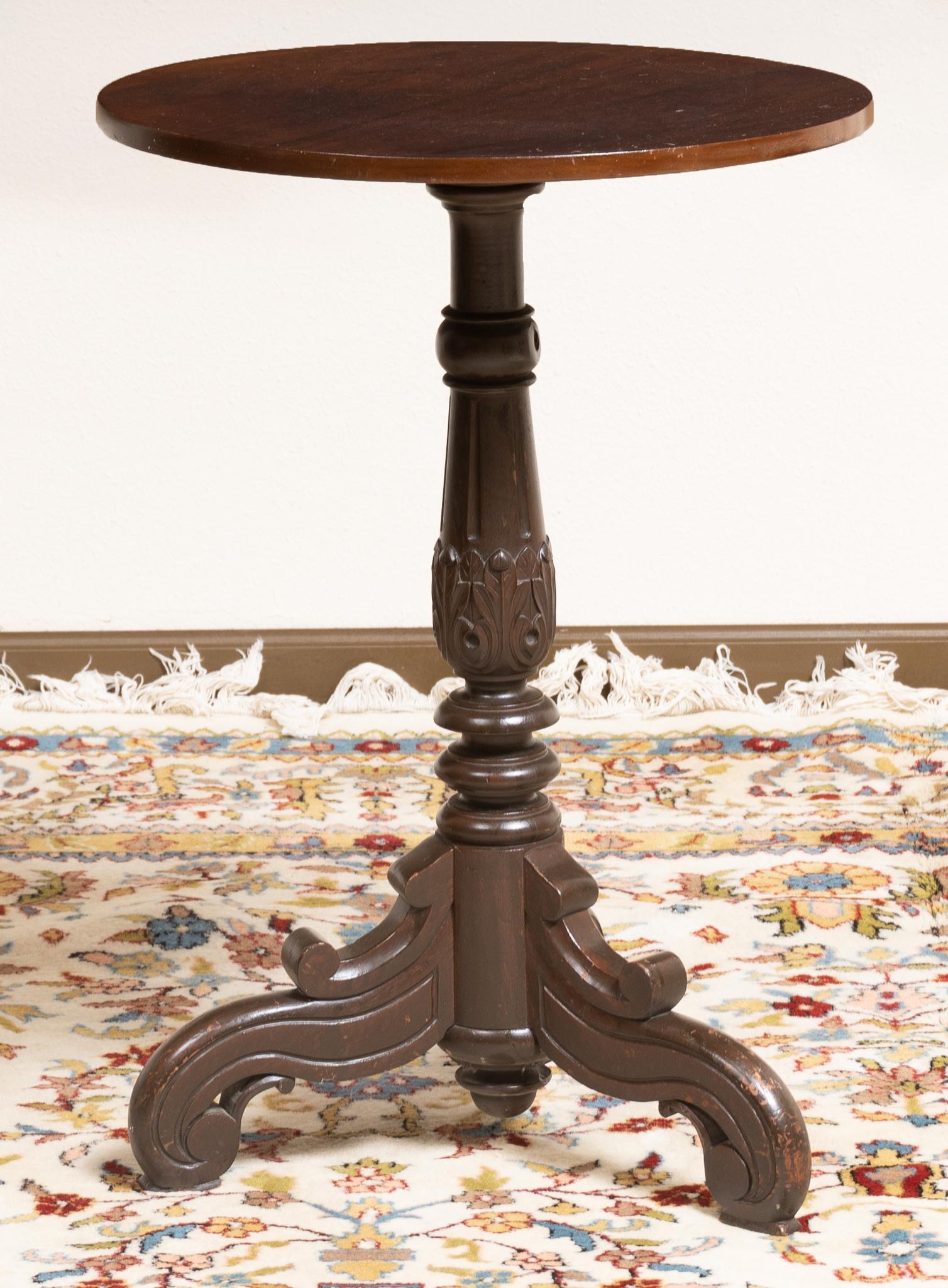 French Empire Style Pedestal Table (1 of 4)