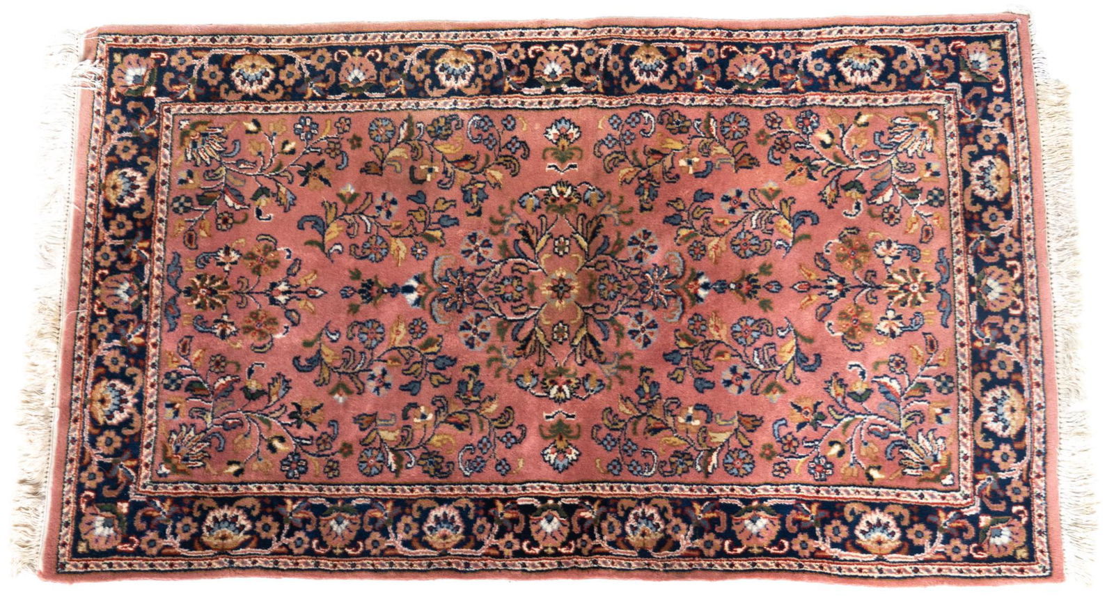 Hand-Made Mahal Style Estate Rug, 5' 7" x 3' 1" (1 of 3)