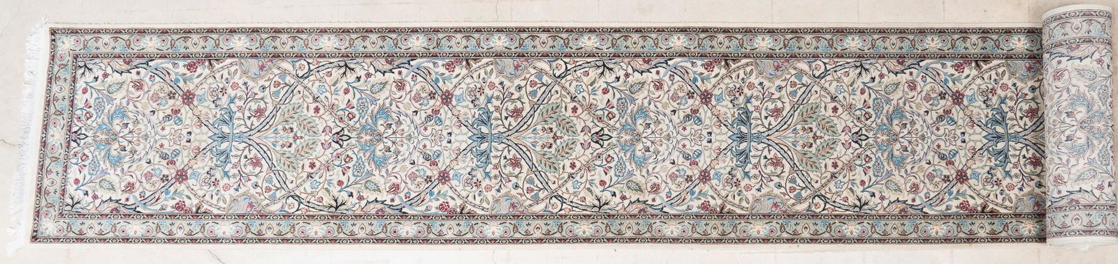 Tabriz Style Runner Rug, 20'4" x 2'8" (1 of 3)