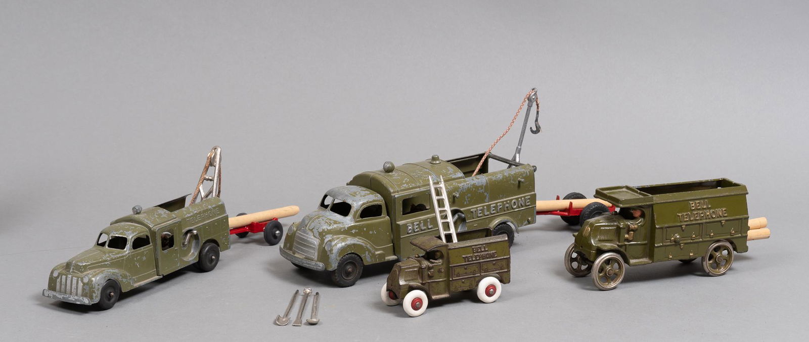 Collection of (4) Vintage Bell Telephone Trucks (1 of 15)