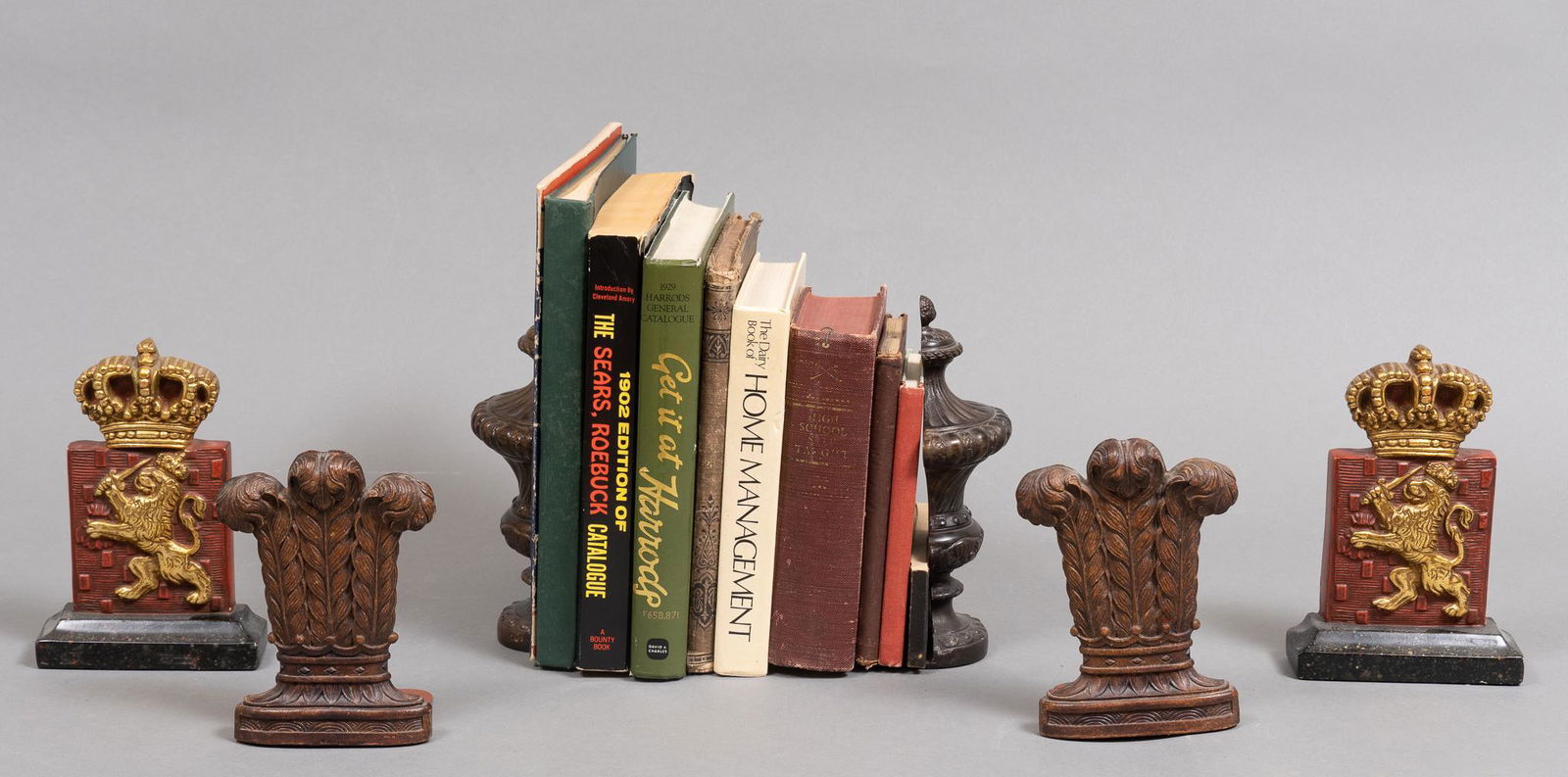 Collection of (16) Vintage Books and Book Ends (1 of 6)