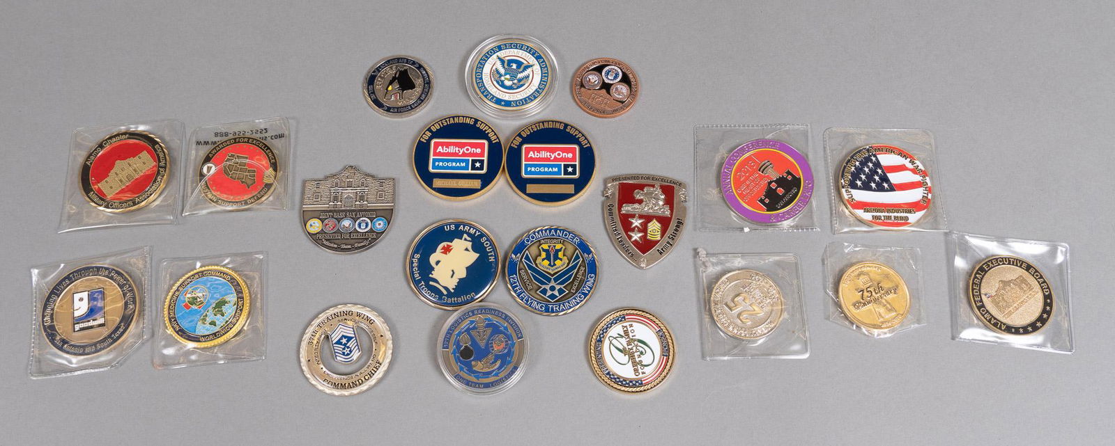 Assortment of (20) Military and US Government Medals (1 of 4)
