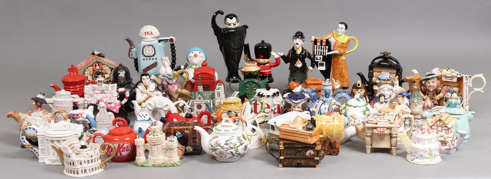 Large Collection of Porcelain Teapots (1 of 20)