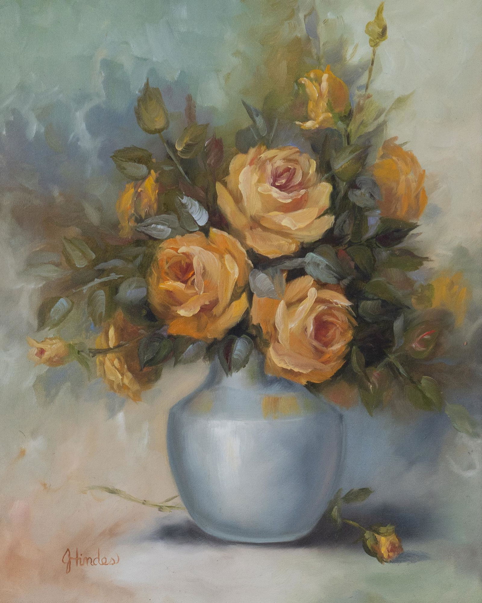 Janice Hindes, Yellow Roses (1 of 4)