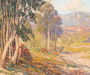 Franz Strahalm, "Eucalyptus Trees", 1928