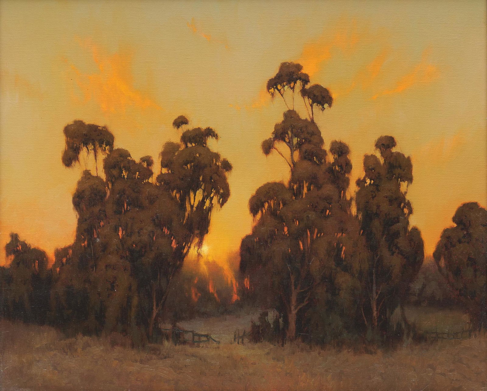 Franklin Courter (1854 -1947), "Evening's Surrender" (1 of 7)