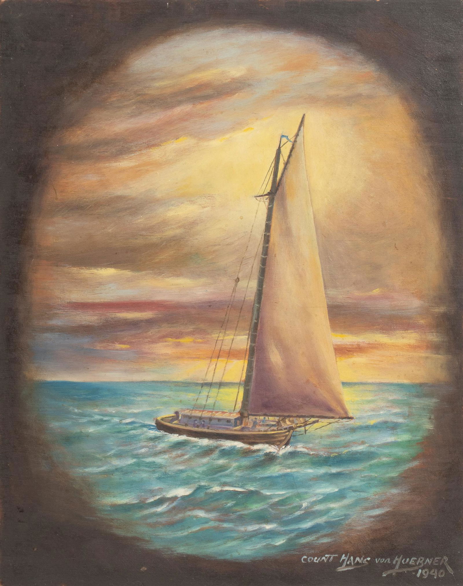 Count Hans von Huebner, Drifting to Anchor, 1940 (1 of 4)