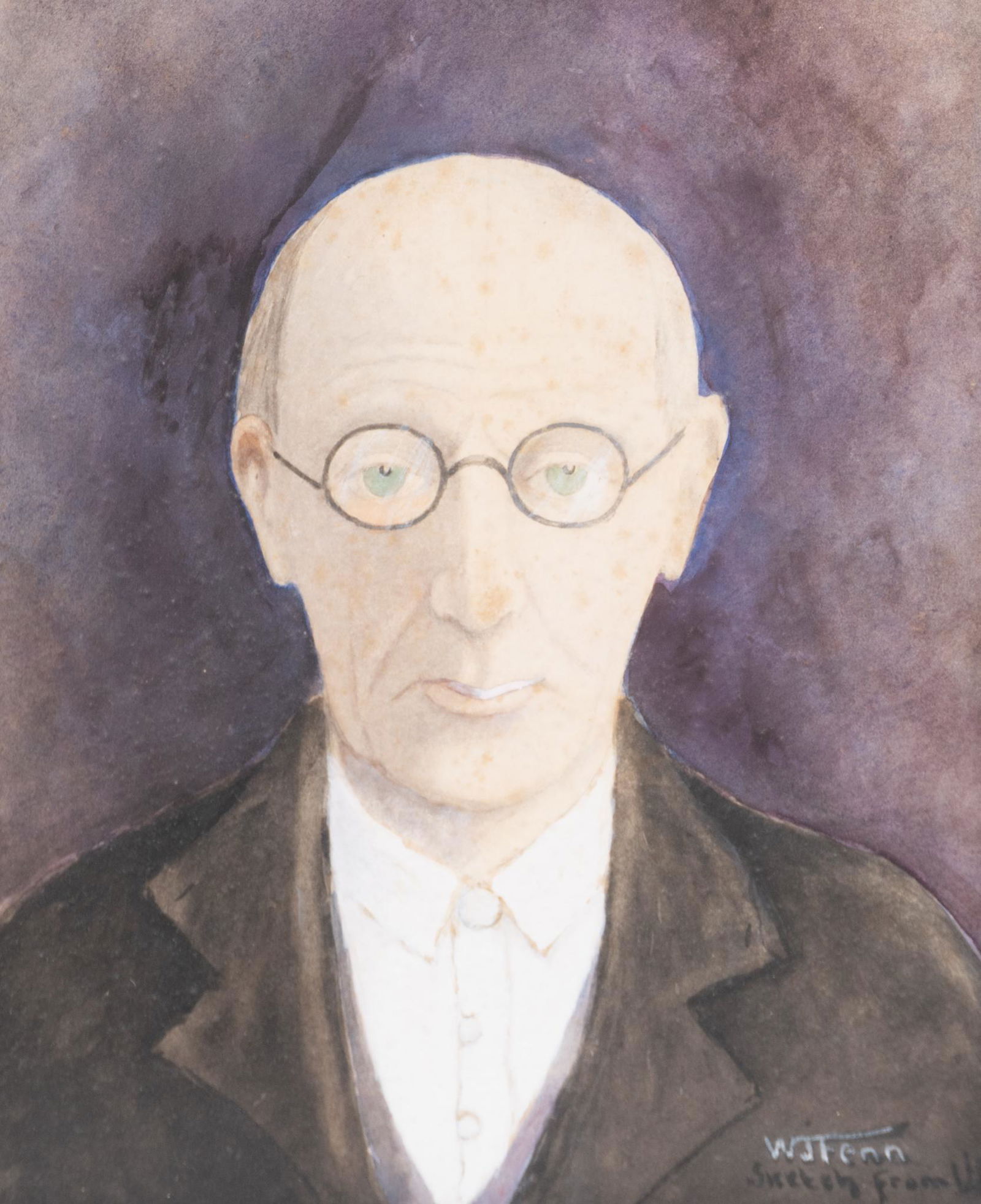 W. J. Fenn, Self Portrait (1 of 5)