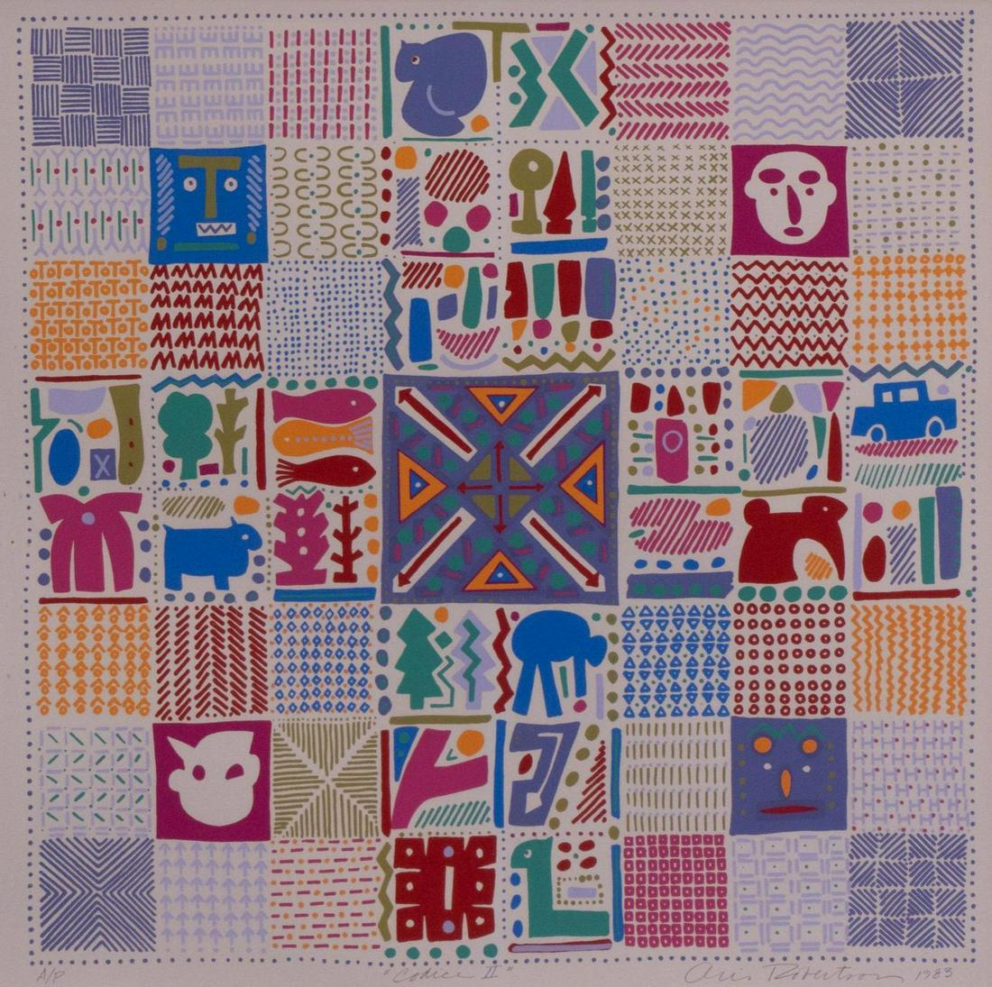 Oris Robertson (1937-2002),"Codice II", 1983 (1 of 6)