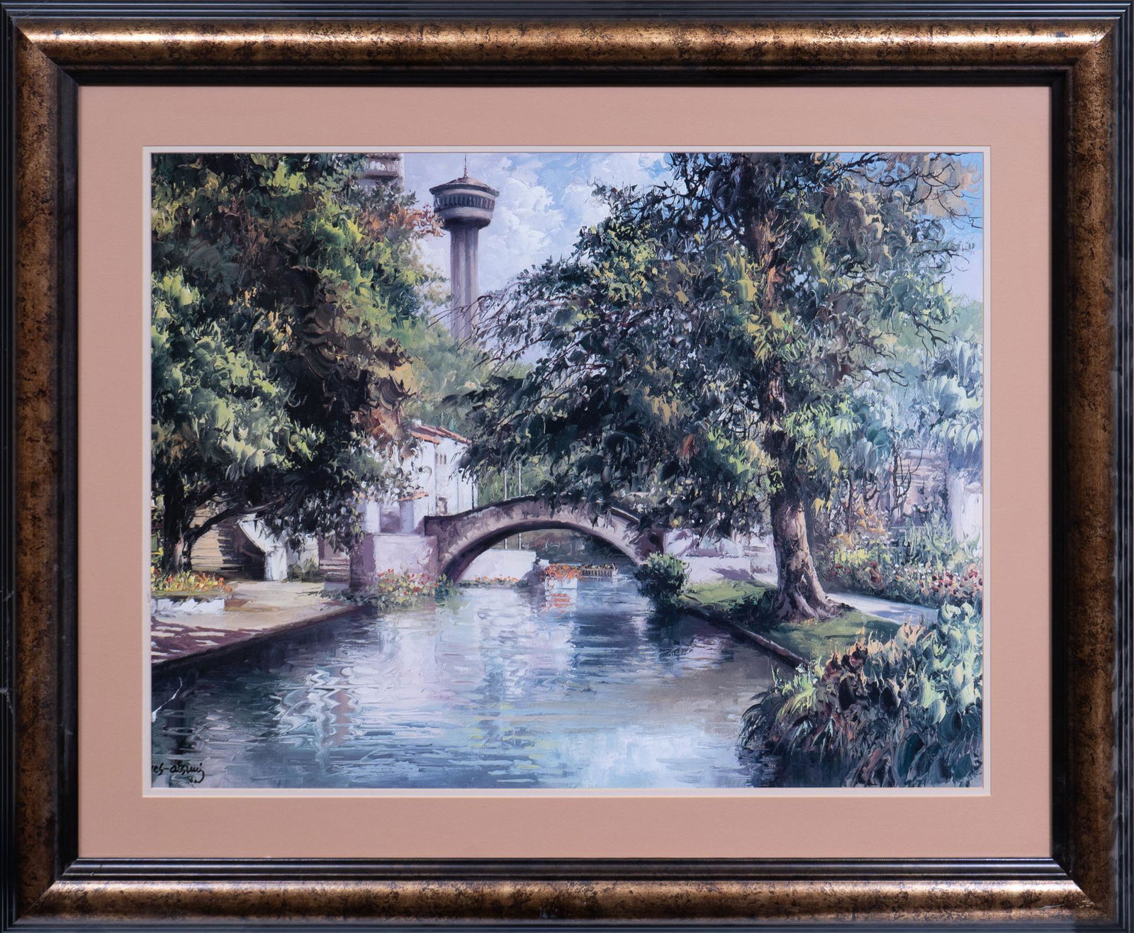 Jose Vives-Atsara, San Antonio Riverwalk Print (1 of 2)