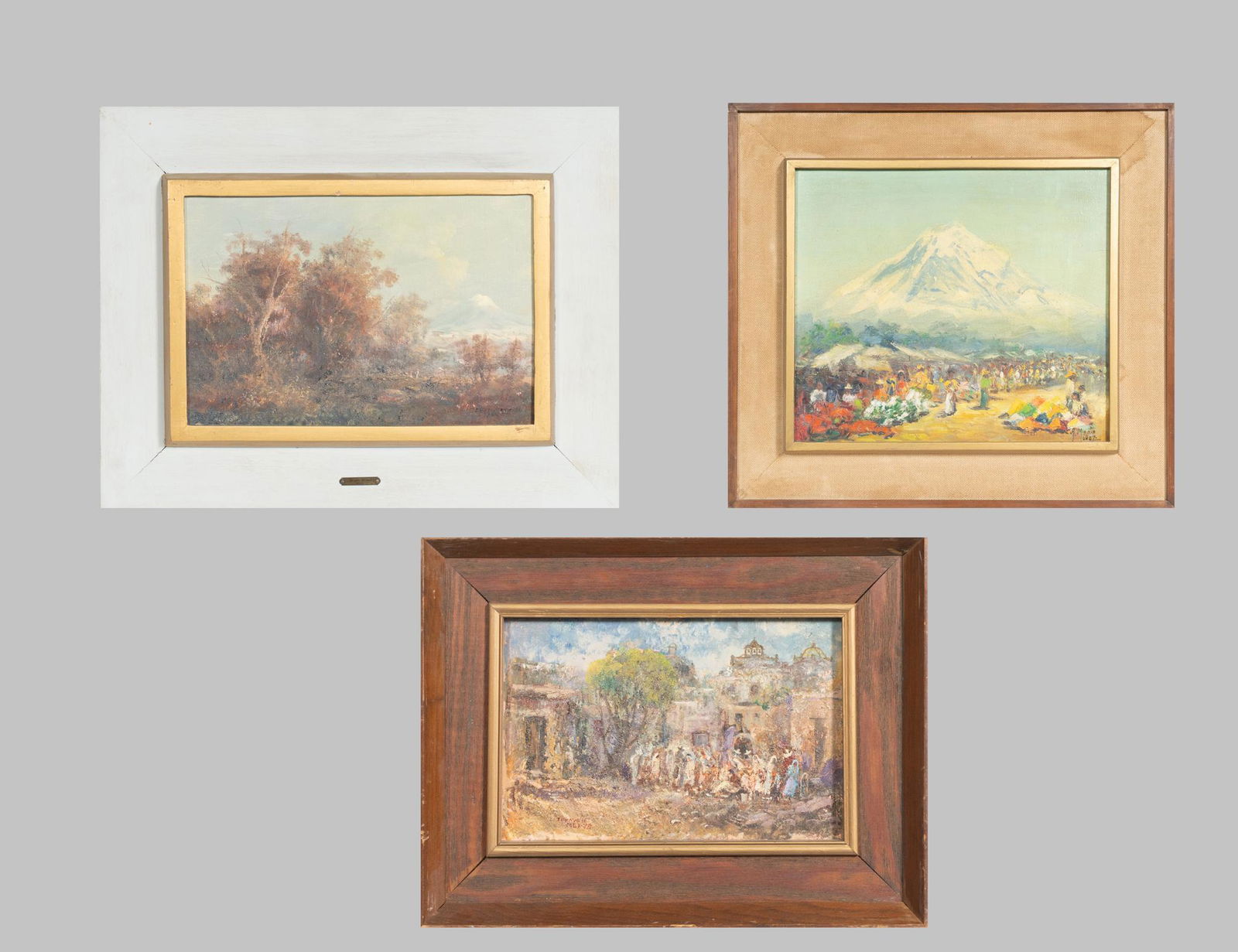 Collection of (3) Oil Paintings (1 of 14)
