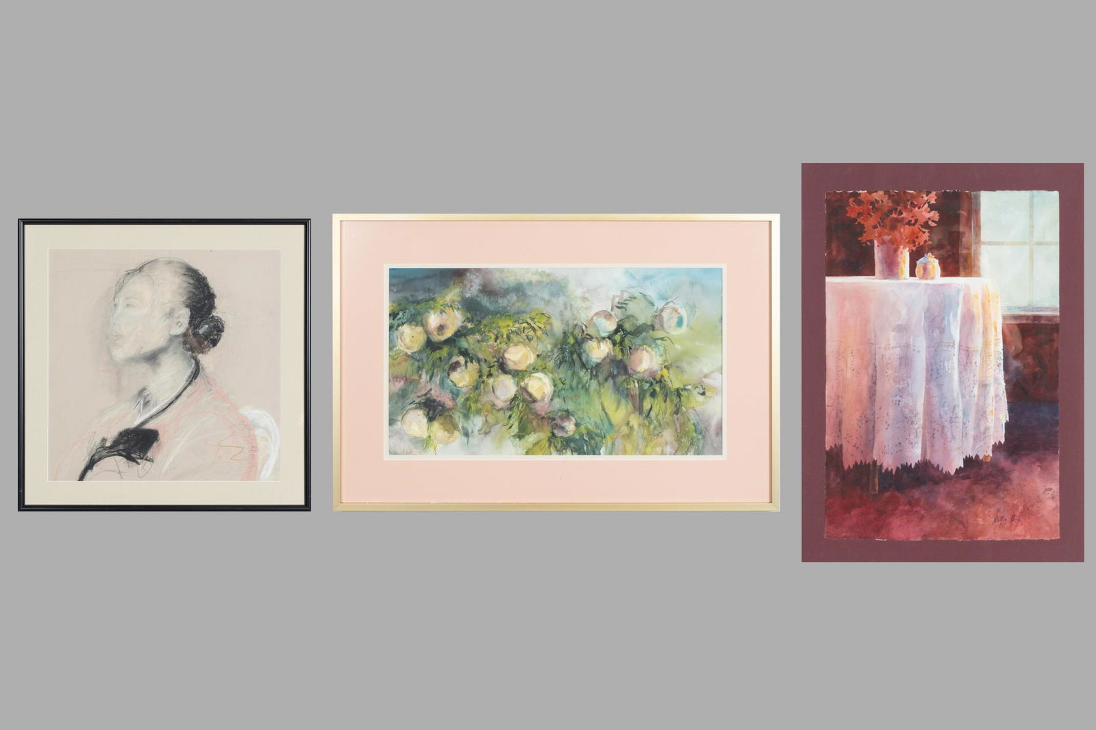 (3) Watercolors, to inc. Kay Milam (1 of 14)