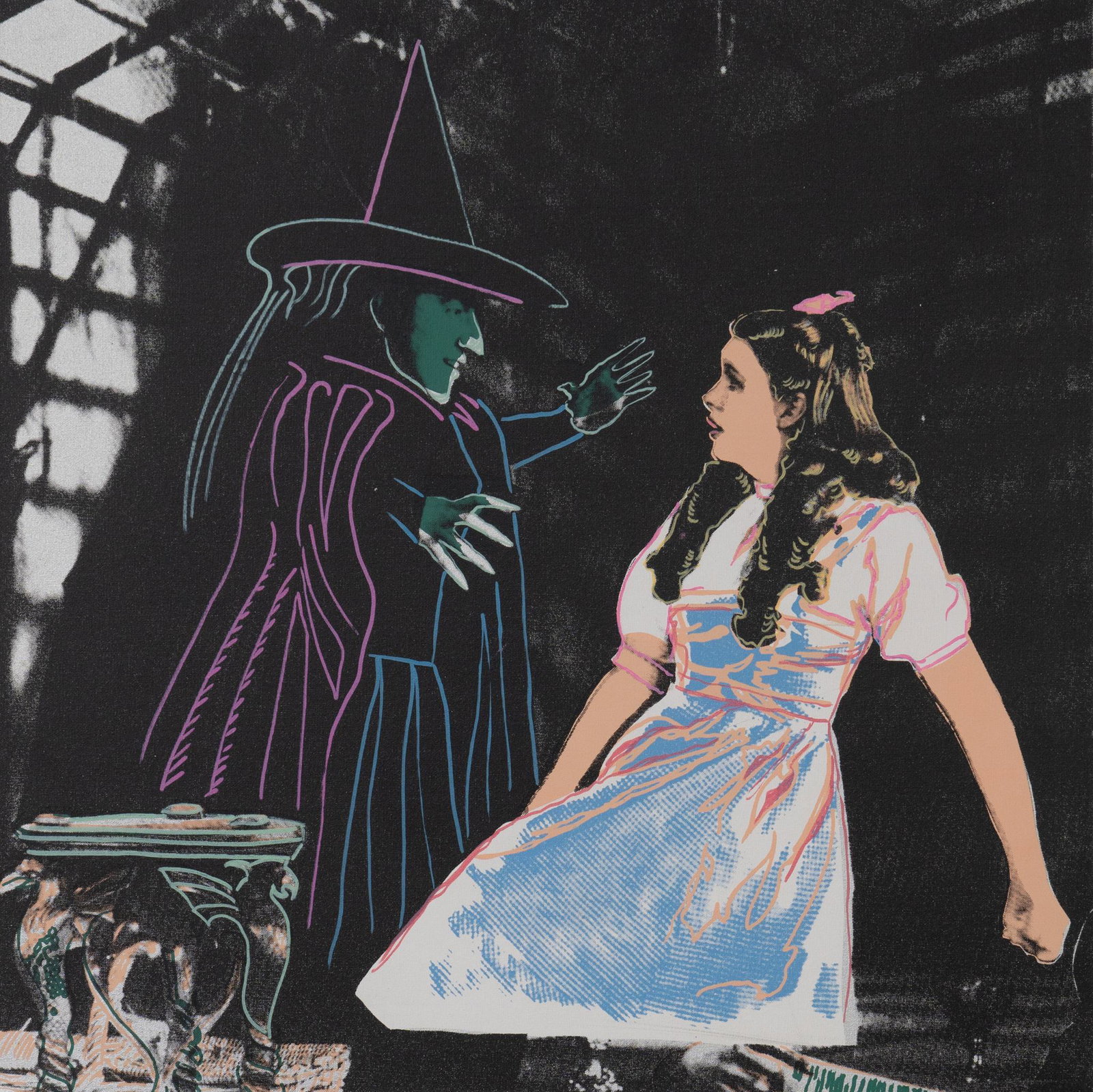 Wizard of Oz, Prints on Canvas (2): Wizard of Oz, Prints on Canvas (2), signed and numbered, 49/50, 39/50, size: 25 x 25" Provenance: A San Antonio, Texas collection We happily provide seamless shipping services on everything we sel