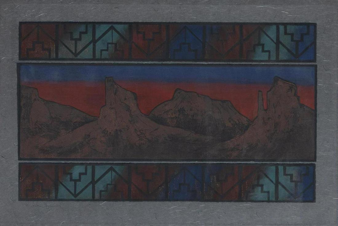 Carl Blair, "Apache Sunrise" (1 of 4)