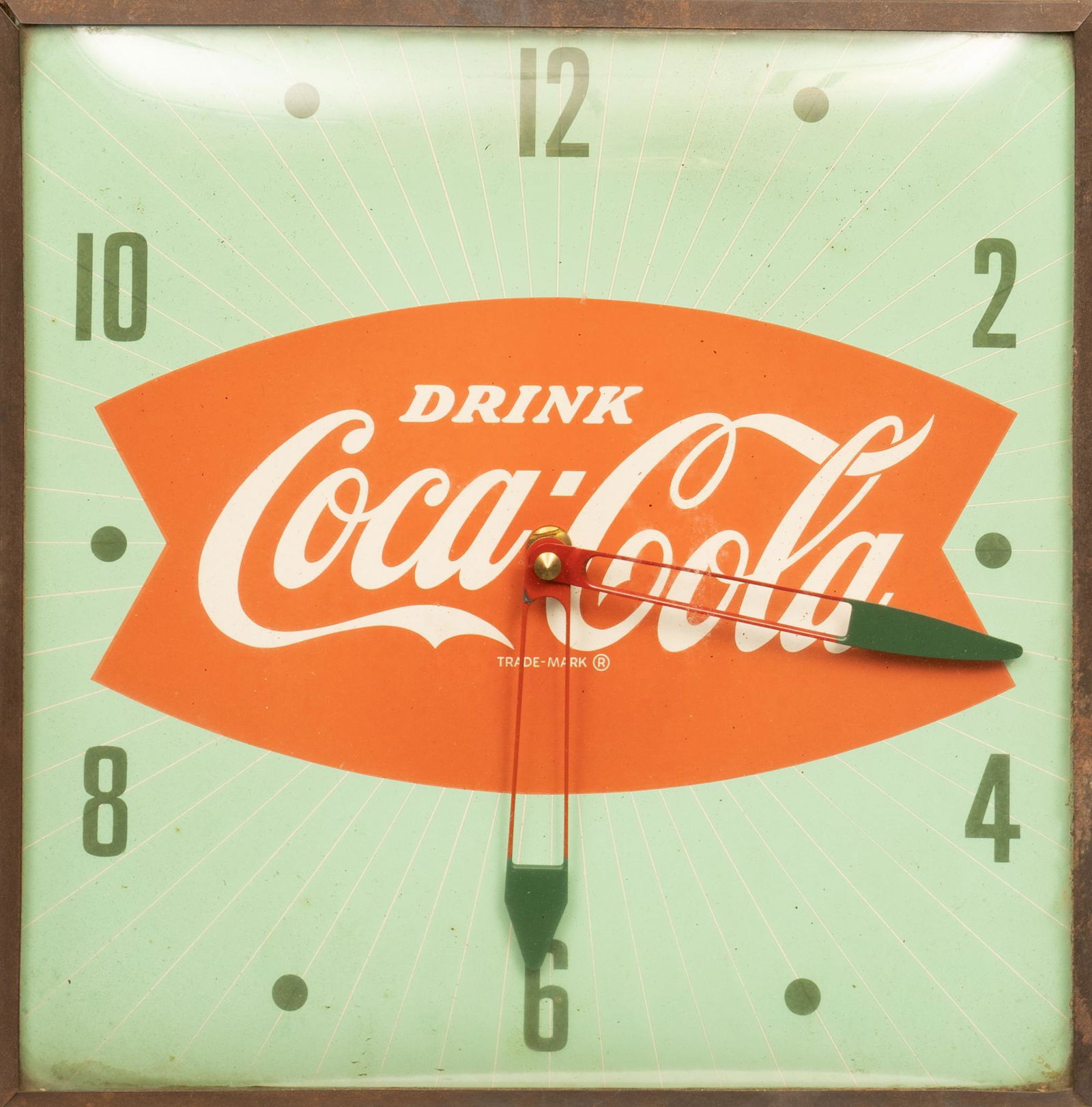 Vintage PAM Coca-Cola Fishtail Clock (1 of 3)