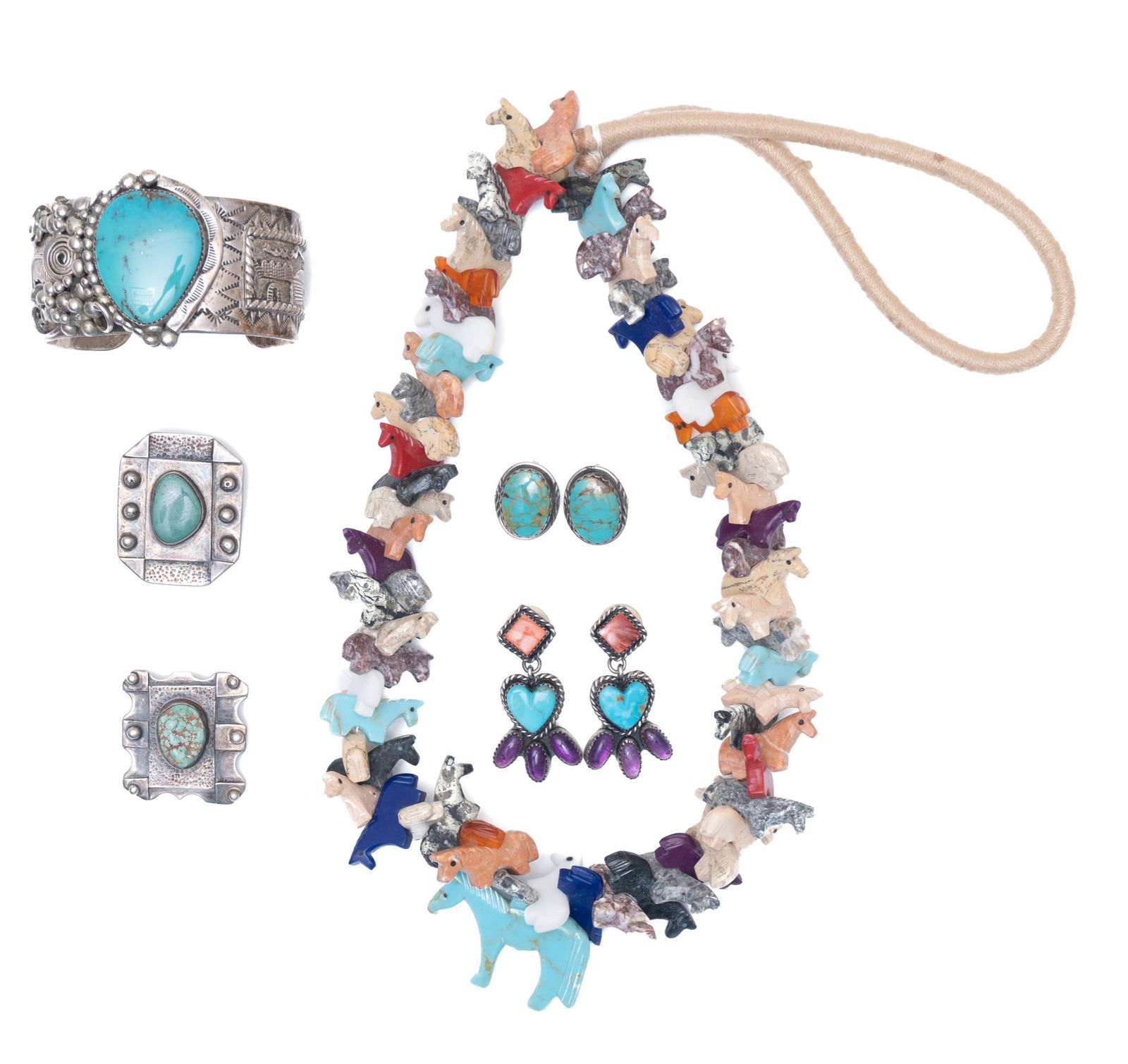 Collection of Vintage Native American Jewelry (1 of 5)