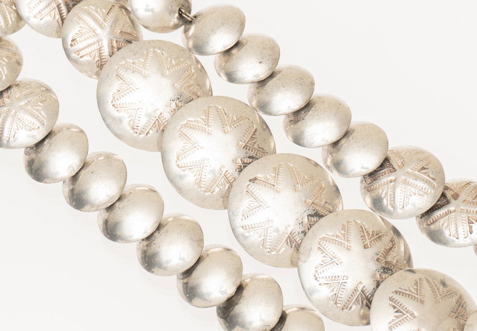 Vintage Native American Sterling Silver Necklace (1 of 5)