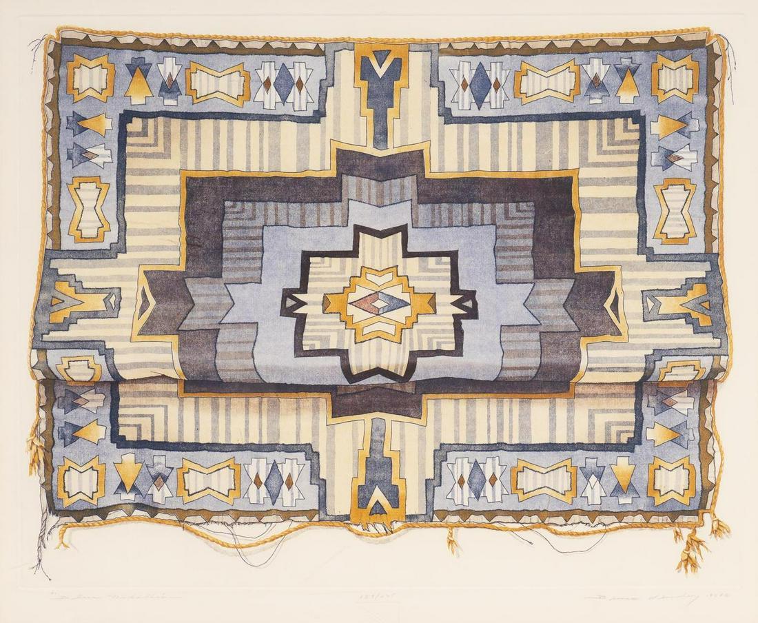 Bruce Weinberg (1942-1994, CA), "Blue Medallion" (1 of 7)