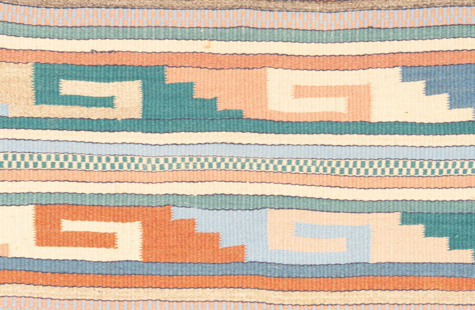 Pair of Hand-Woven Zapotec Style Rugs, 5' x 2'7" (1 of 3)