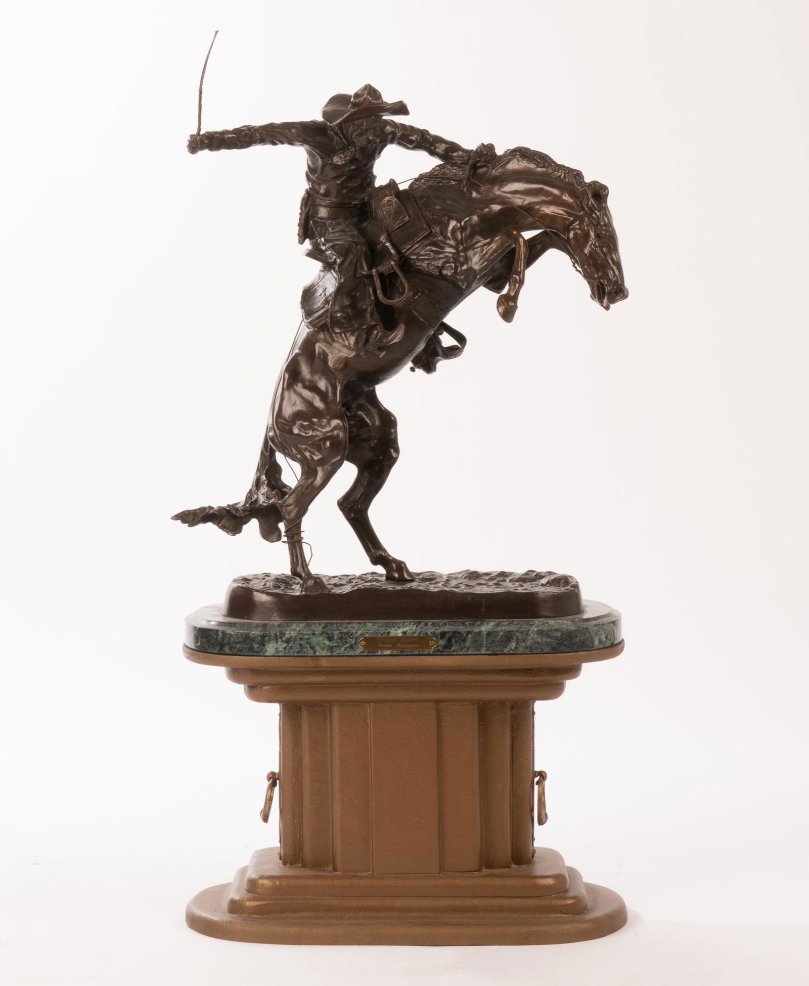 Frederic Remington (1861-1909),"Bronco Buster" (1 of 8)