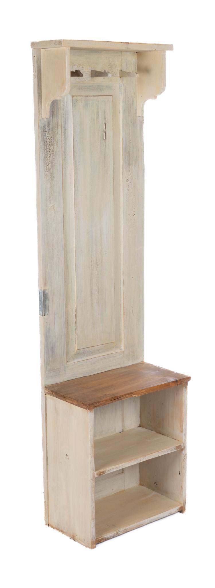Vintage Farmhouse Wooden Hall Tree (1 of 4)