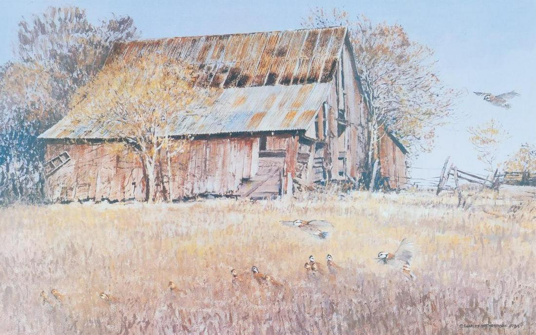 Charles Beckendorf (1933-1996, TX), "East Texas Farm" (1 of 6)