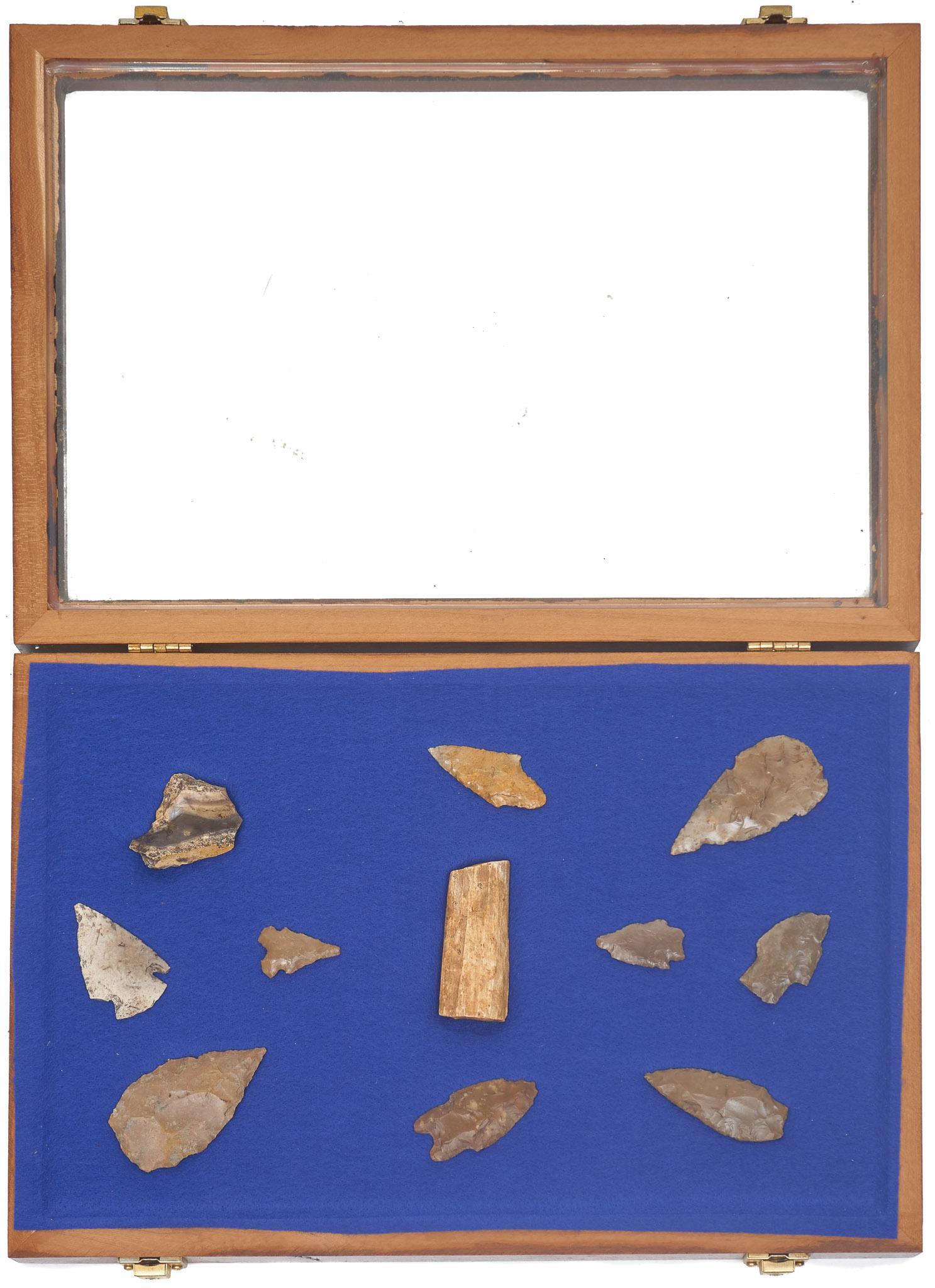 Framed Arrowhead Point Display, To Include 11 Artifacts (1 of 5)