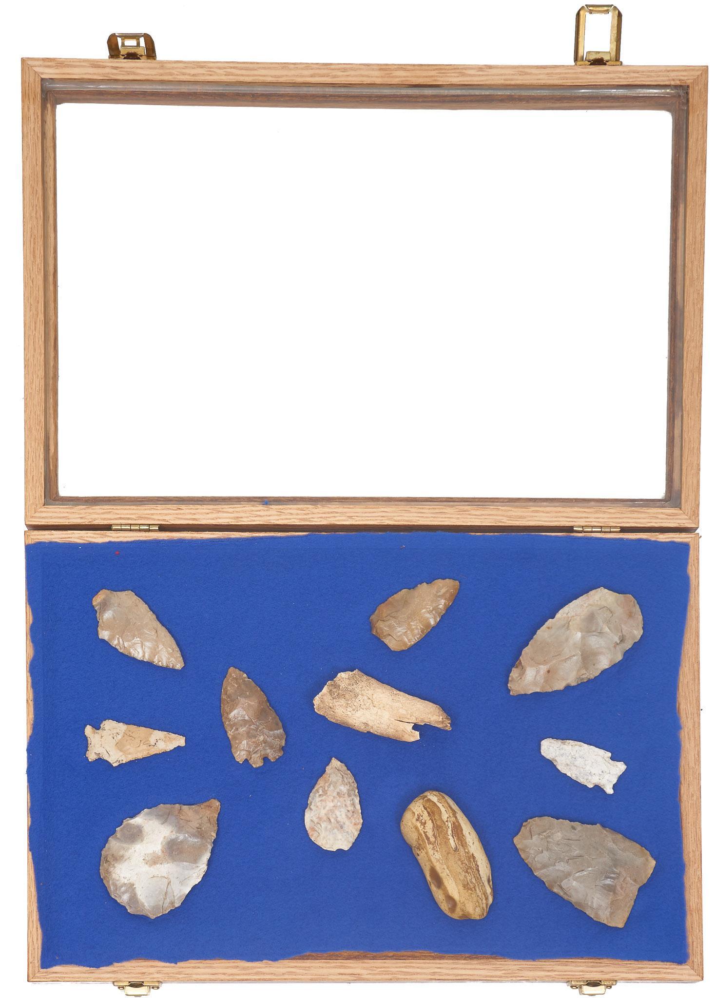 Framed Arrowhead Point Display, To Include 11 Artifacts (1 of 5)