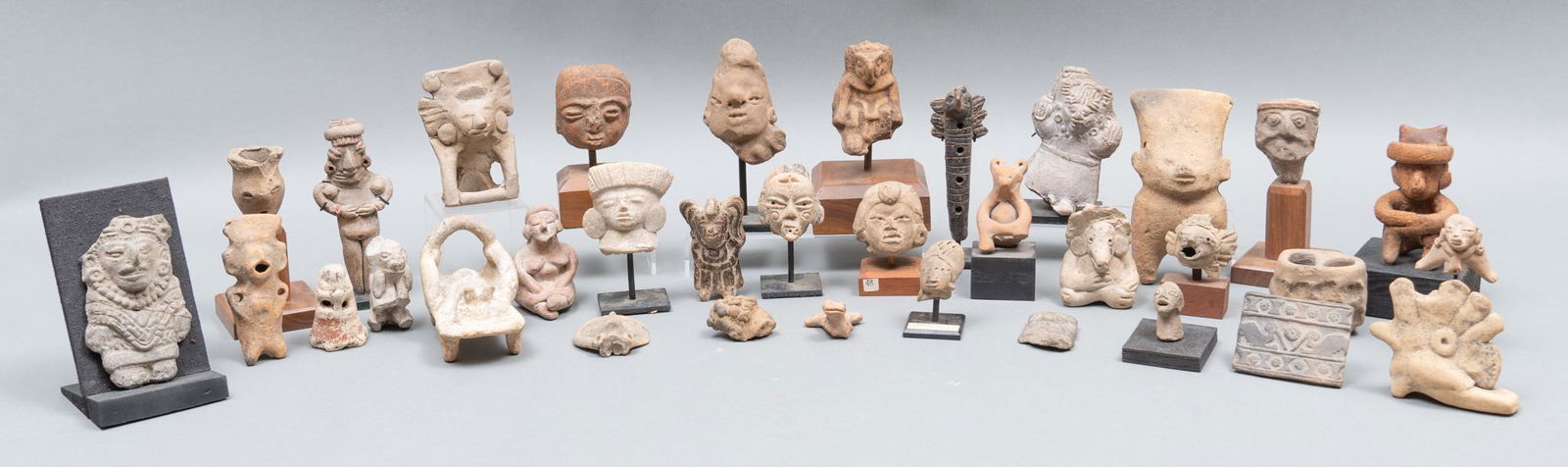 Collection of (34) Ceramic and Stone Pre-Columbian Style Effigies (1 of 10)