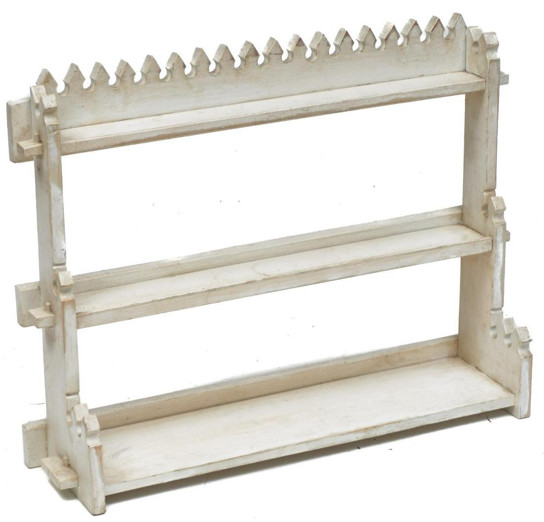 Rustic Wooden Wall Rack (1 of 3)