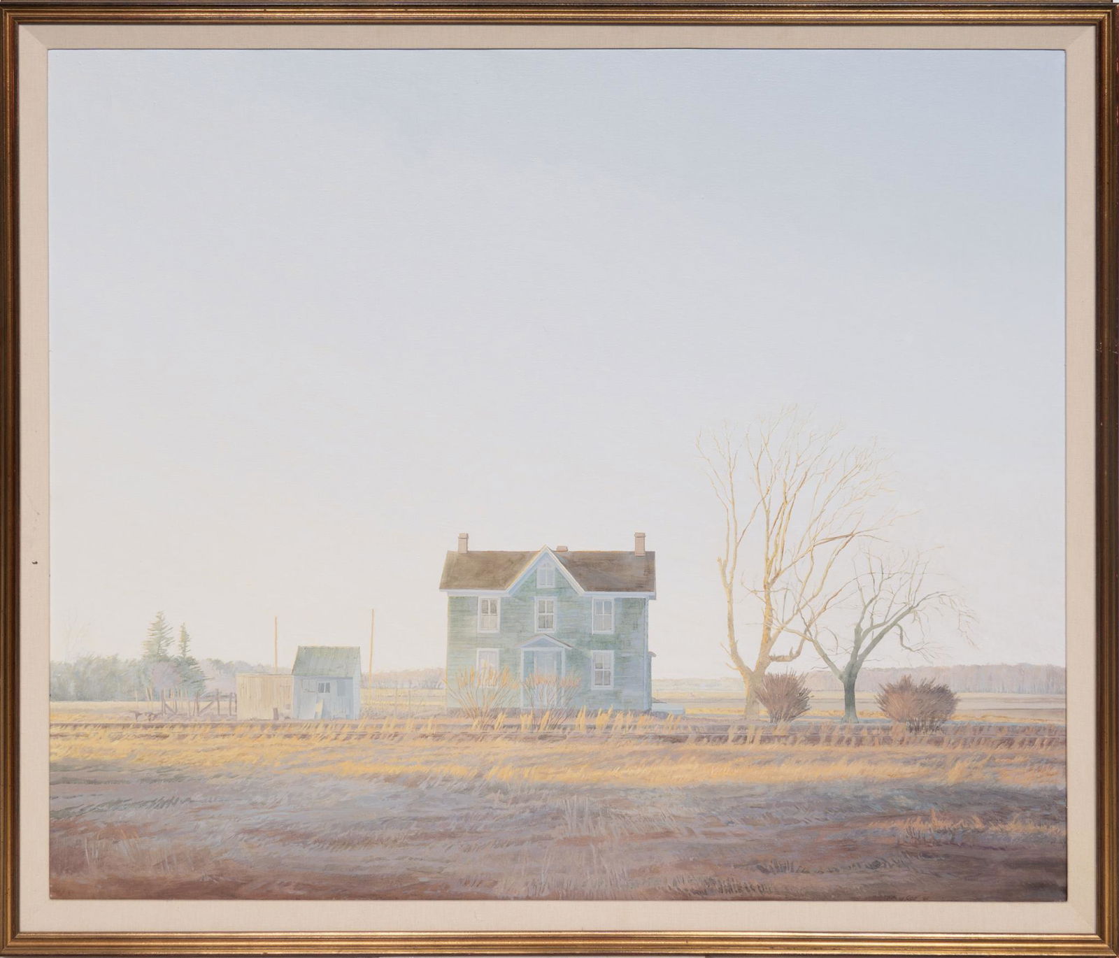 Henry Coe, Quiet Tracks: Henry Coe, Quiet Tracks, oil on canvas, framed sight: 41 x 49", frame: 46 x 54" Provenance: A prominent San Antonio, Texas corporate collection We happily provide seamless shipping services on ever