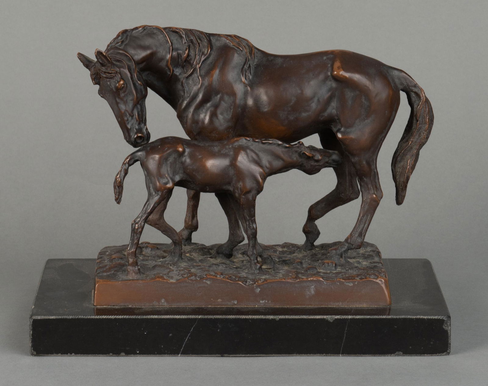 Christophe Fratin, "Mare and Foal" (1 of 5)