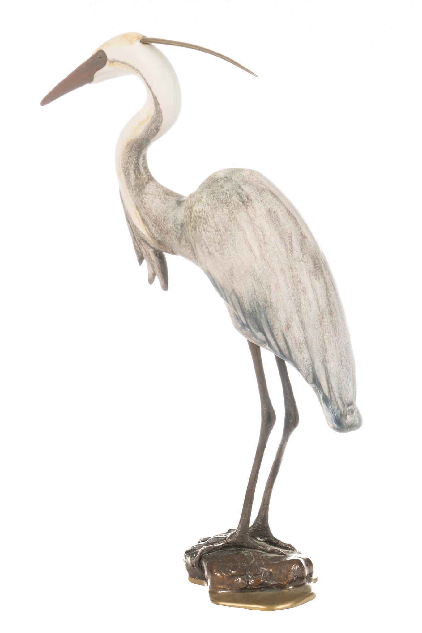 Brian Arthur (20th C., CA),   Heron Sculpture (1 of 5)