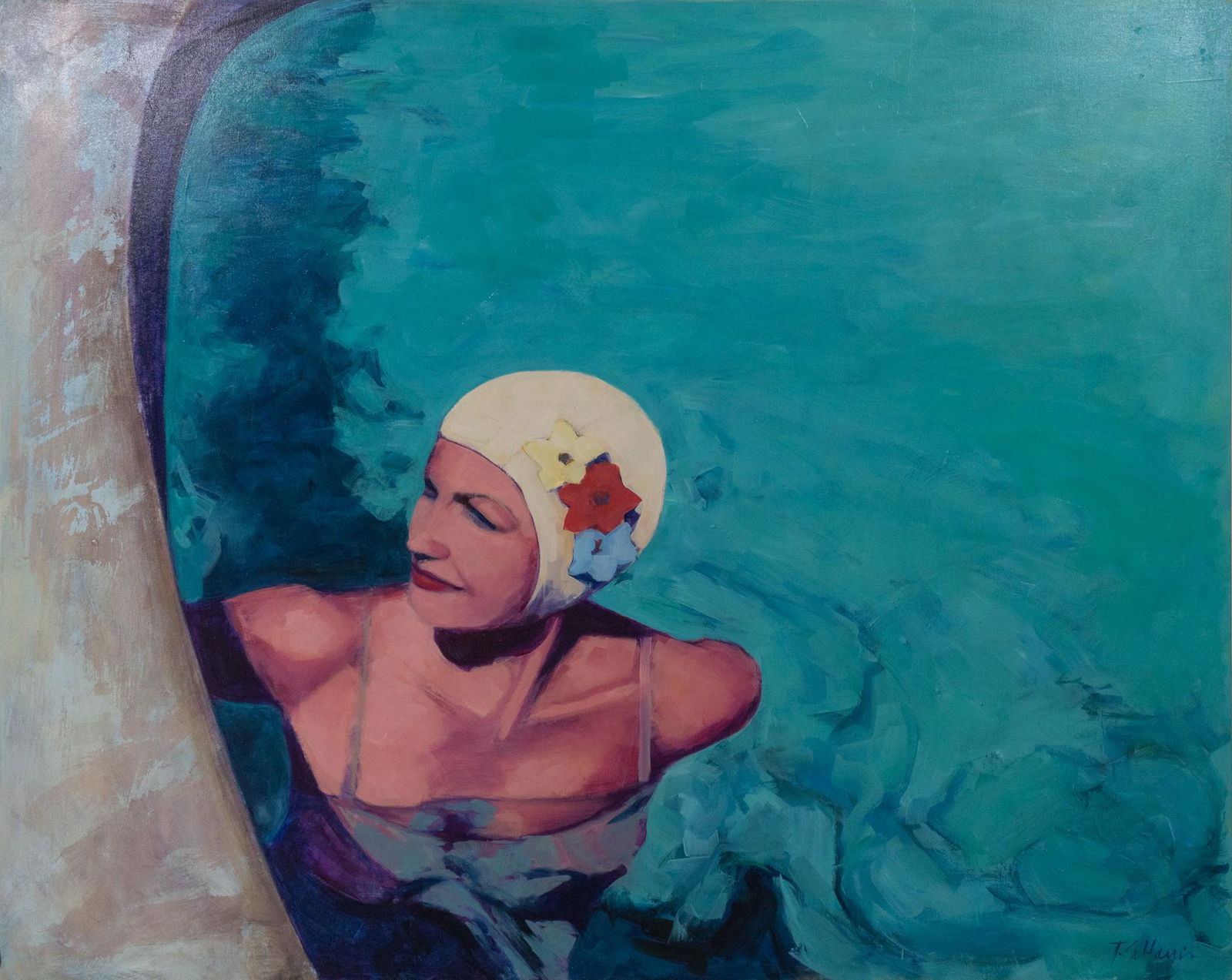 Tracey Sylvester Harris (b. 1966, Las Vegas, NV), "Pretty Swimmer" (1 of 3)